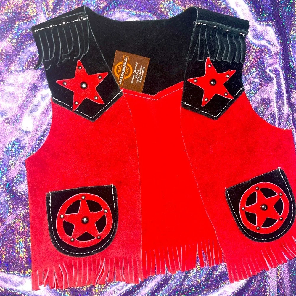 Vintage Toddler Western Cowboy Vest